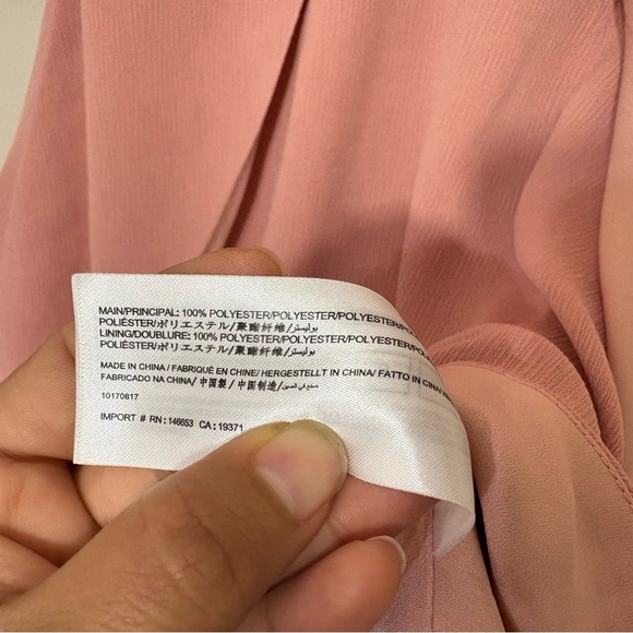 C/MEO Collective Blush Pink V-Neck Mini Dress Size S - Picture 2 of 7